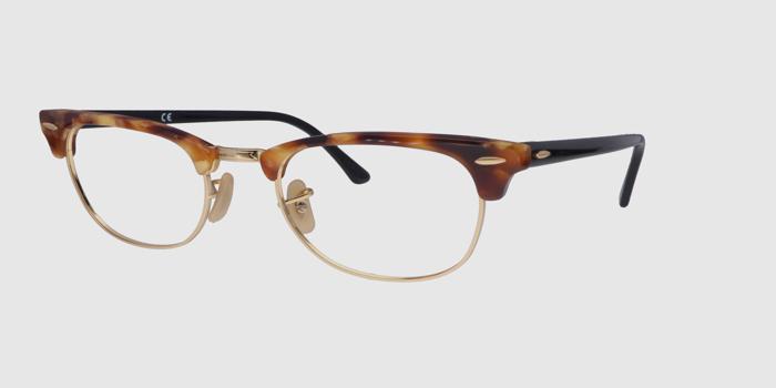  Leopard print Full frame Browline Eyeglasses for Men and Women