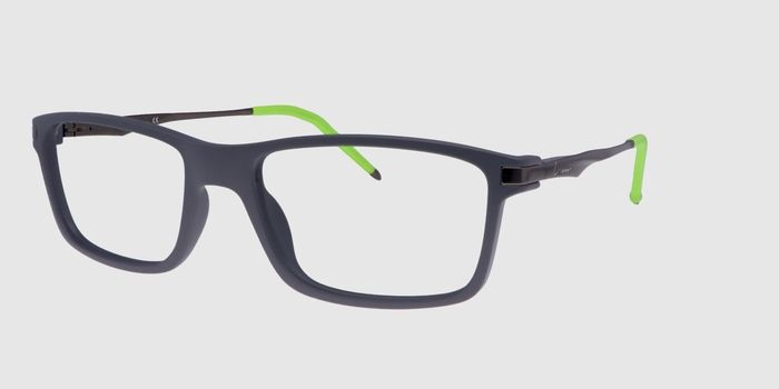  Dark slate grey Full frame Rectangle Eyeglasses for Men and Women