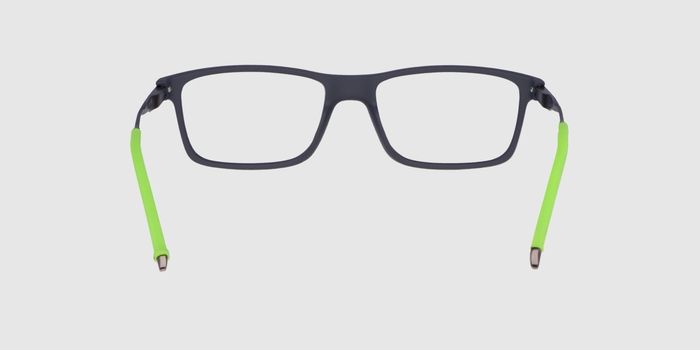  Dark slate grey Full frame Rectangle Eyeglasses for Men and Women