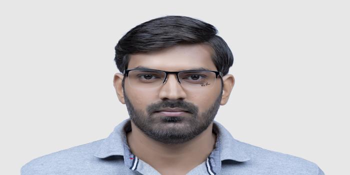  Black and gold Half rim Rectangle Eyeglasses for Men