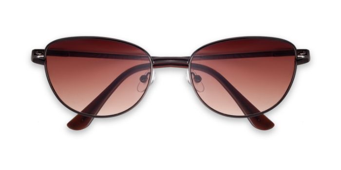  Brown Tinted Butterfly Prescription Sunglasses for Women