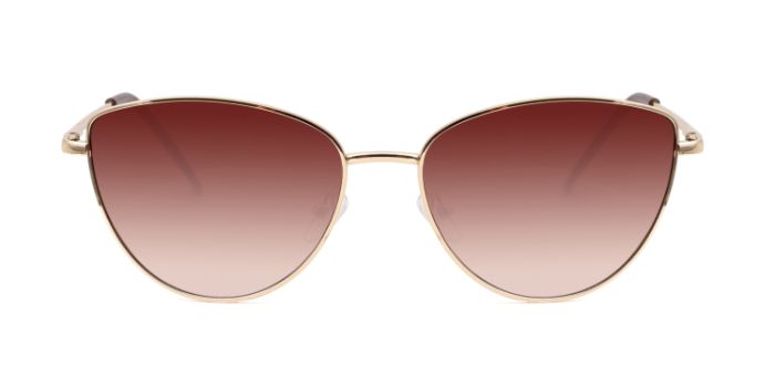  Gold Tinted Butterfly Prescription Sunglasses for Women