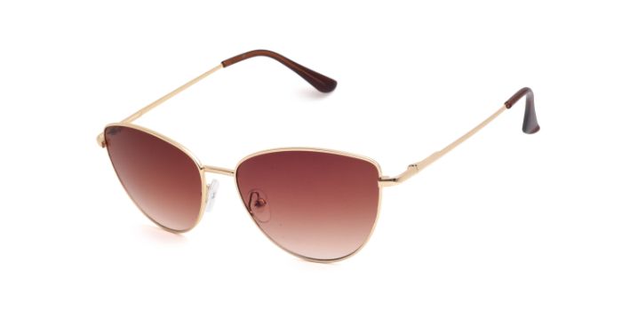  Gold Tinted Butterfly Prescription Sunglasses for Women