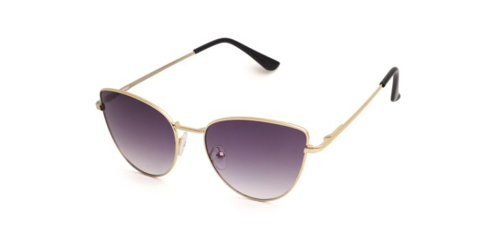  Gold Tinted Cateye Prescription Sunglasses for Women