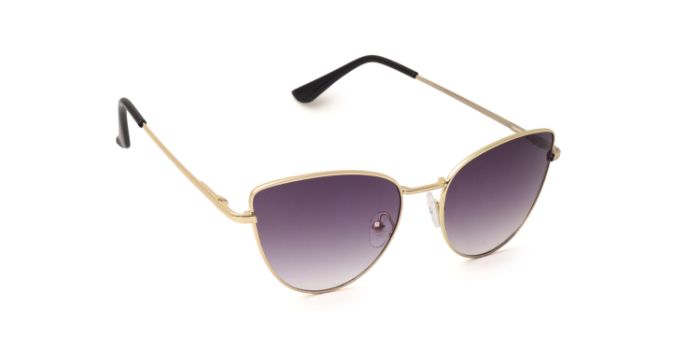  Gold Tinted Cateye Prescription Sunglasses for Women