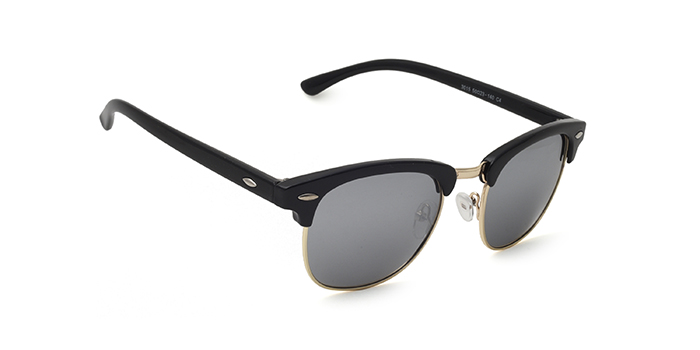  Silver Mirror Clubmaster Sunglasses for Men