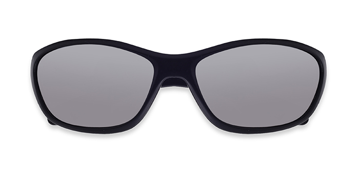 2.5 NVG by Essilor Silver Mirror Wraparound Sunglasses for Men and Women