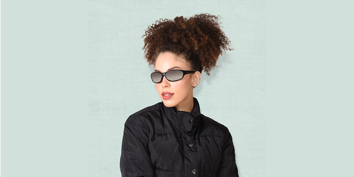 2.5 NVG by Essilor Silver Mirror Wraparound Sunglasses for Men and Women