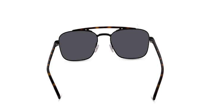 TITAN Black Gradient Square Sunglasses for Men