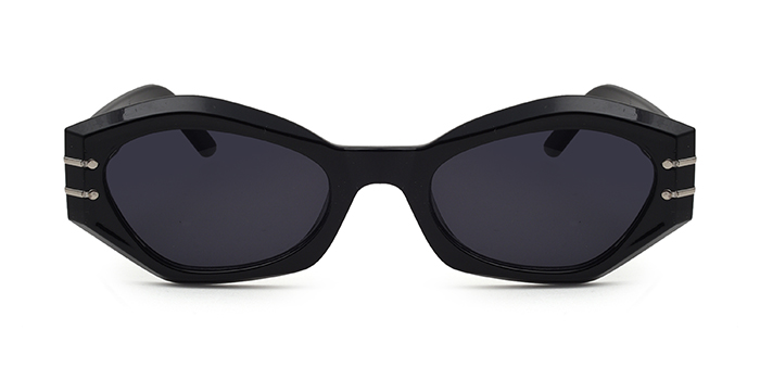  Black Tinted Cateye Sunglasses for Women