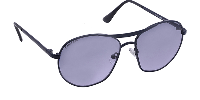 FASTRACK Blue Gradient Oval Sunglasses for Women