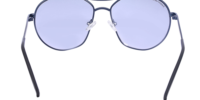 FASTRACK Blue Gradient Oval Sunglasses for Women