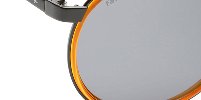 FASTRACK Black Polarized Aviator Sunglasses for Men