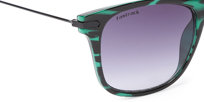 FASTRACK Black Gradient Square Sunglasses for Men