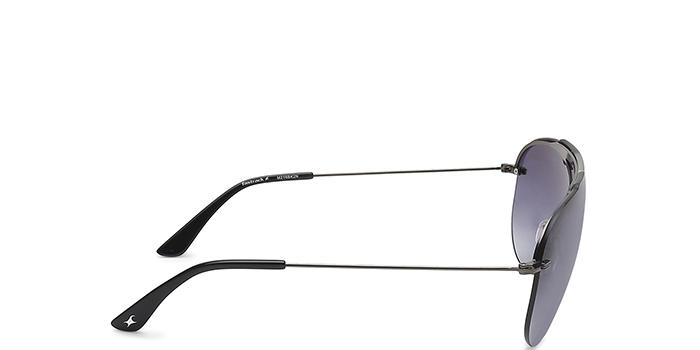 FASTRACK Black Gradient Aviator Sunglasses for Men