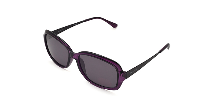 FASTRACK Black Polarized Butterfly Sunglasses for Women