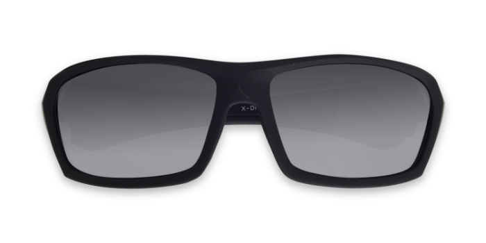  Black Tinted Wraparound Sunglasses for Men