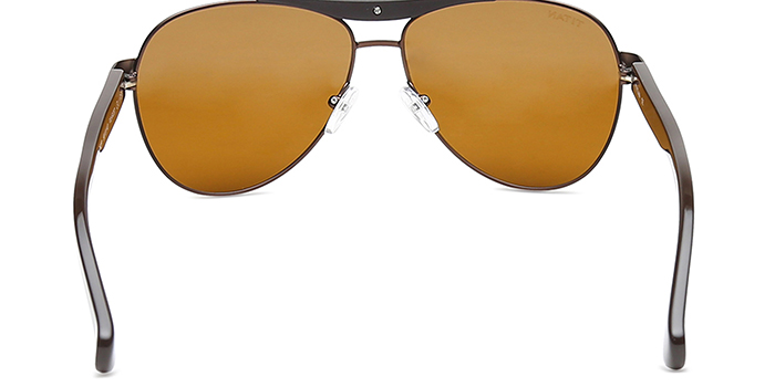 TITAN Brown Tinted Square Sunglasses for Men