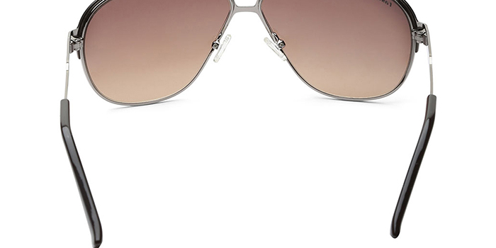 FASTRACK Brown Tinted Square Sunglasses for Men