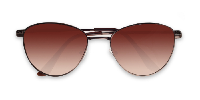  Brown Tinted Butterfly Sunglasses for Women