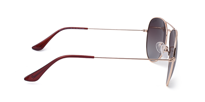 JACK RYAN Polarized Brown Aviator Sunglasses for Men and Women