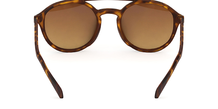 FASTRACK Brown Gradient Round Sunglasses for Men