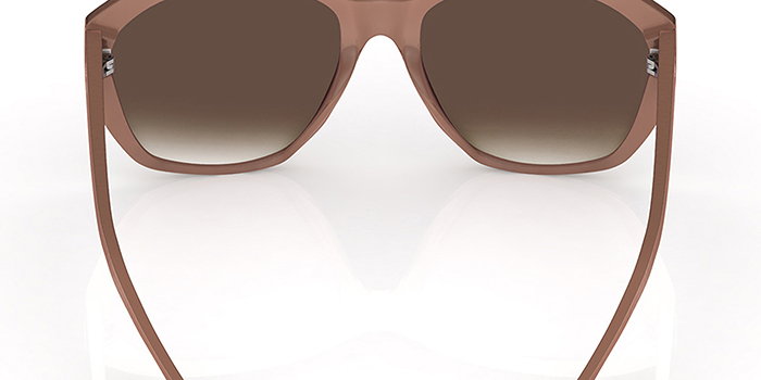 FASTRACK Brown Gradient Square Sunglasses for Women