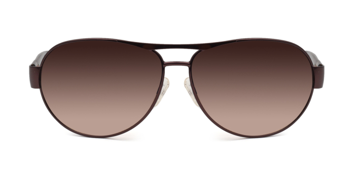 IMAGE Brown Tinted Square Sunglasses for Men and Women