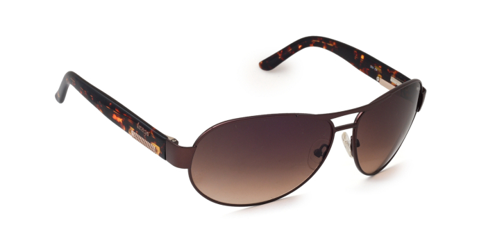 IMAGE Brown Tinted Square Sunglasses for Men and Women