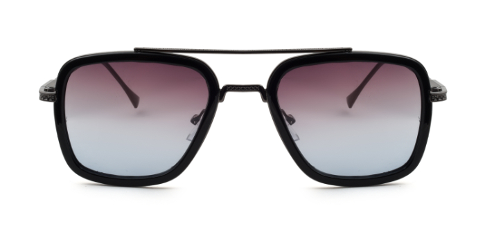 SOIGNEE by EyeMyEye S15B5219 Multicolor Tinted Square Sunglasses for Men and Women