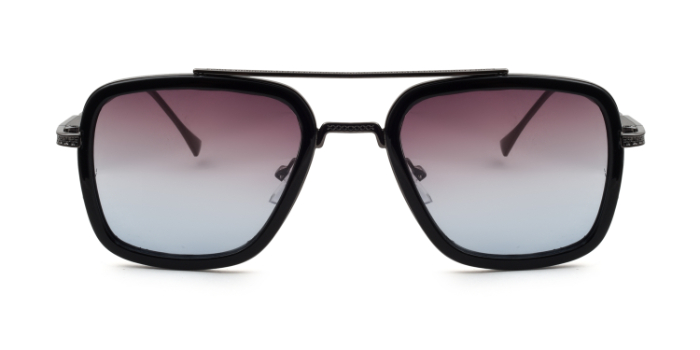  Multicolor Tinted Square Sunglasses for Men and Women