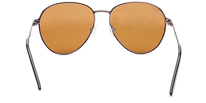 TITAN Brown Tinted Aviator Sunglasses for Women