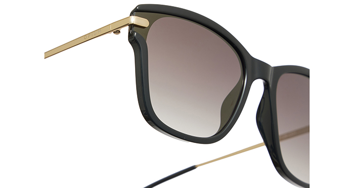 OPIUM OP-10129-C01 Grey Gradient Wayfarer Sunglasses for Women