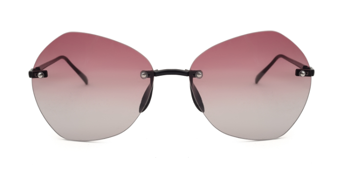  Purple Tinted Octagon Sunglases for Women