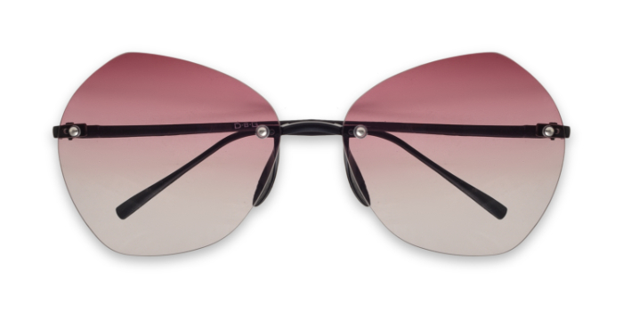  Purple Tinted Octagon Sunglases for Women