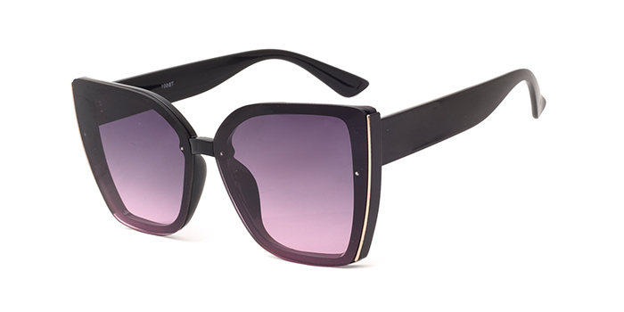  Purple Gradient Cateye Sunglasses for Women
