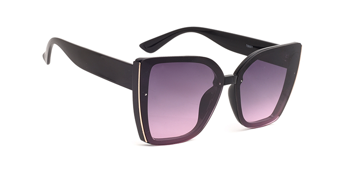  Purple Gradient Cateye Sunglasses for Women