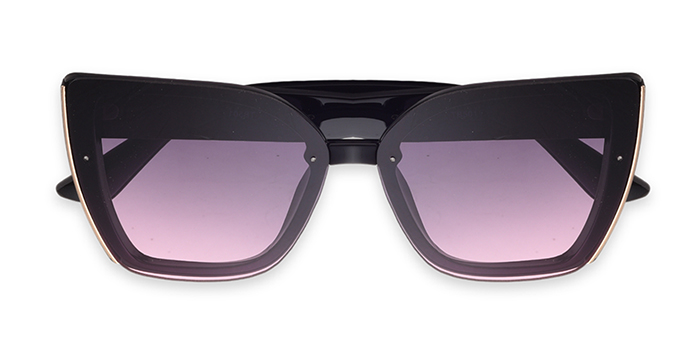  Purple Gradient Cateye Sunglasses for Women