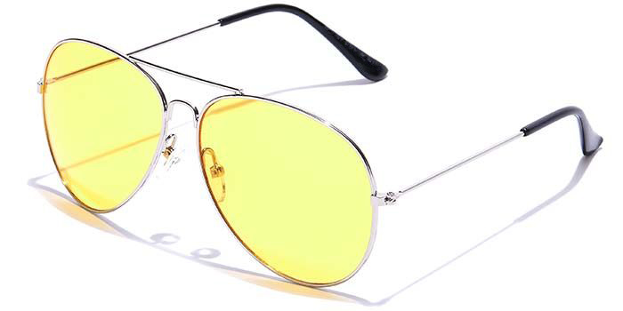 Alf Yellow Tinted Aviator Sunglasses S17b0590 ₹1150