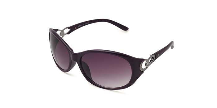 TITAN Purple Gradient Wraparound Sunglasses for Men