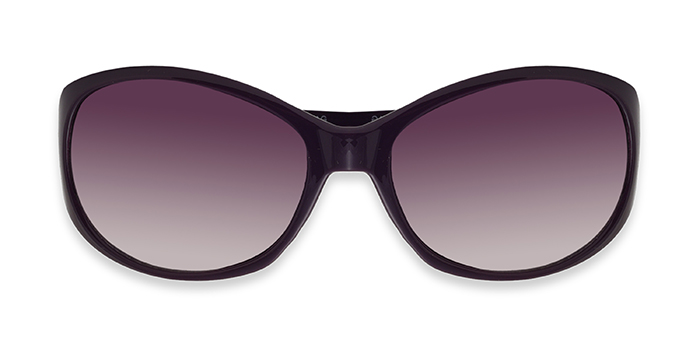 TITAN Purple Gradient Wraparound Sunglasses for Men