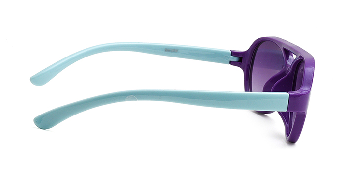  Purple Gradient Aviator Sunglasses for Kids
