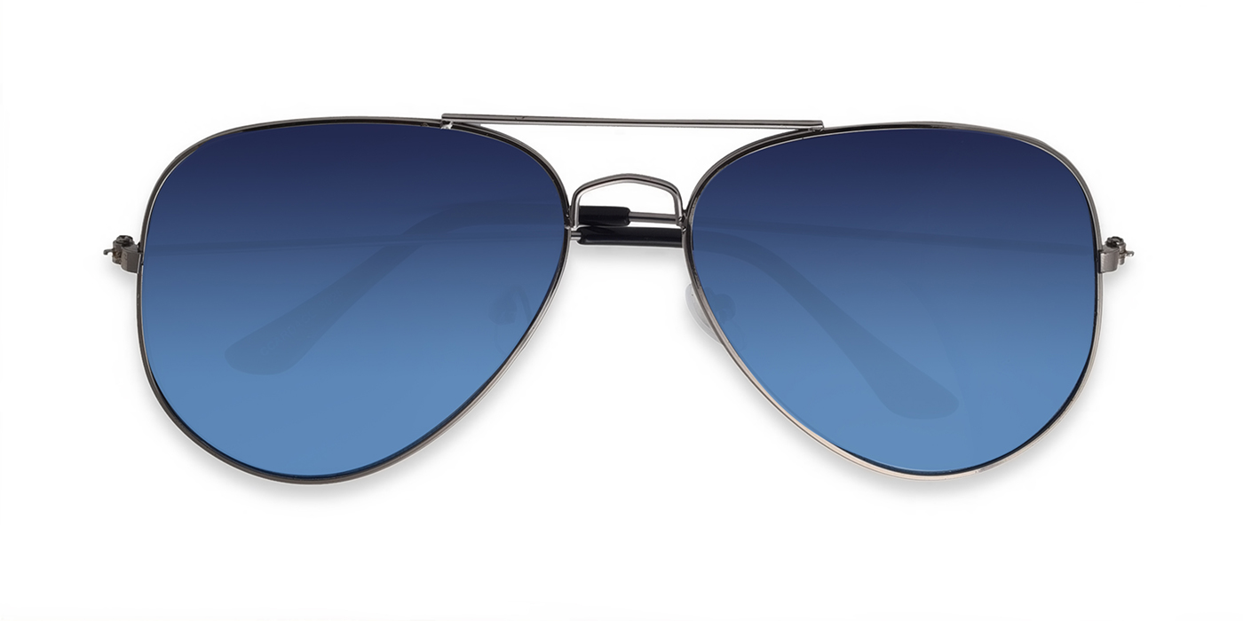 Dark Blue-Tortoise Thick Acetate Trapezoid Tinted Sunglasses with Blue  Sunwear Lenses - Cade