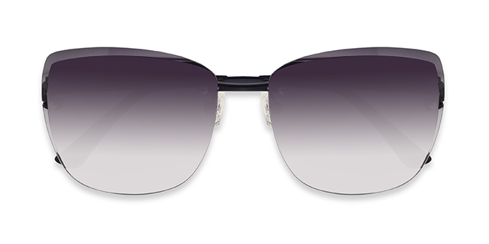 TITAN Blue Tinted Square Sunglasses for Women