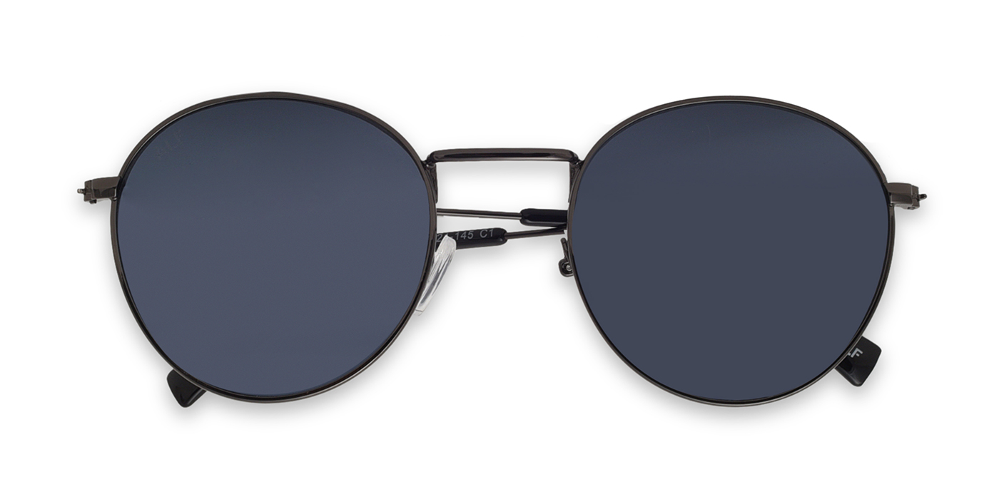 Round blue hotsell tinted sunglasses