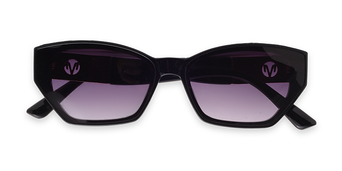  Blue Tinted Square Sunglasses for Women