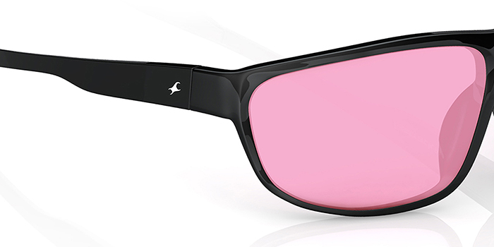 FASTRACK Red Tinted Square Sunglasses for Women