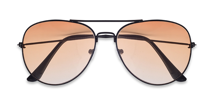  Orange Tinted Aviator Sunglasses for Men and Women