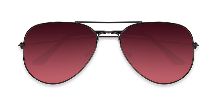  Wine Tinted Aviator Sunglasses for Men and Women