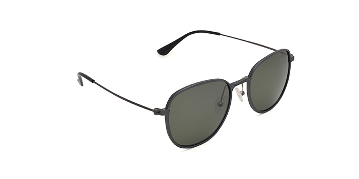 TITAN Green Polarized Square Sunglasses for Men